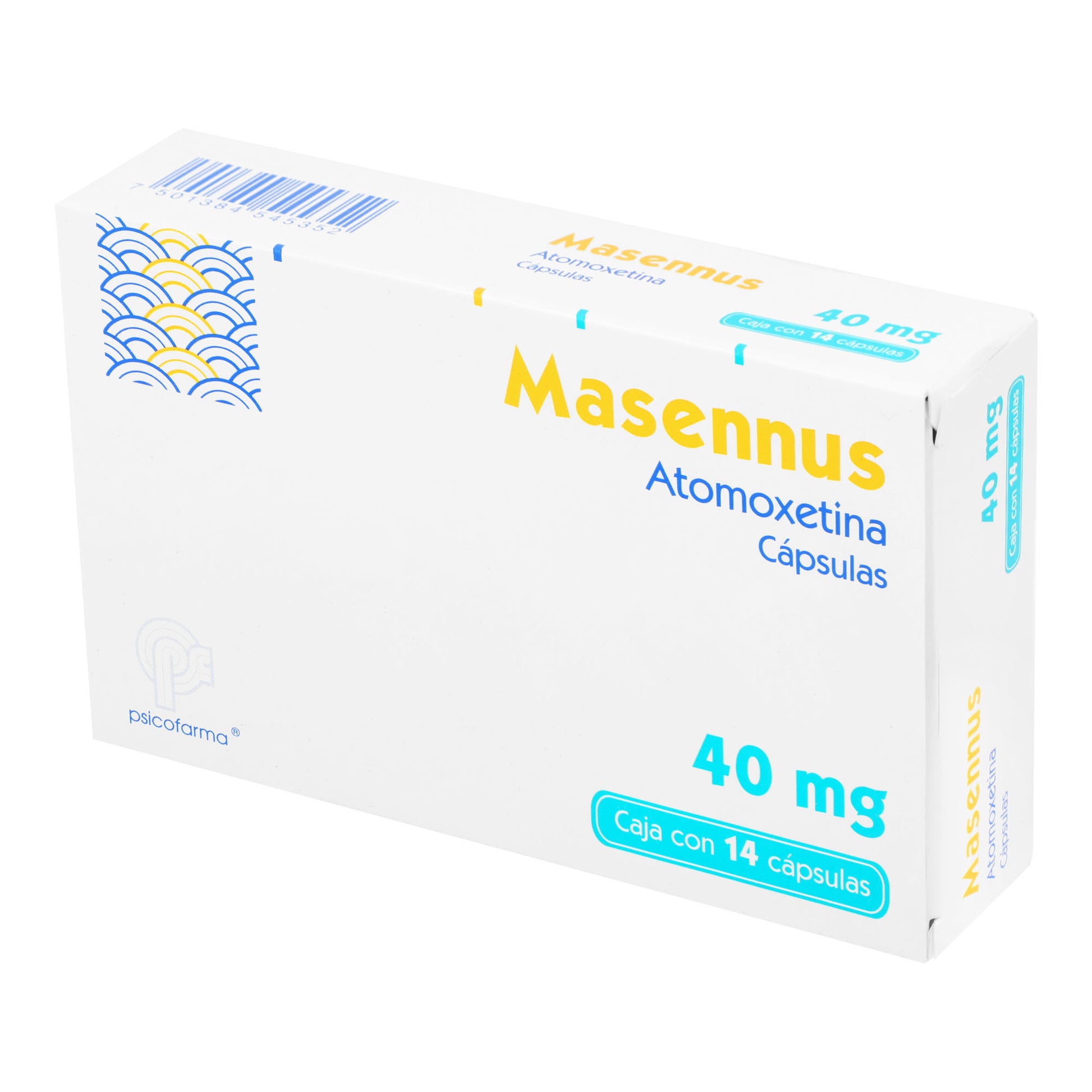 Masennus 40Mg Con 14 Capsulas (Atomoxetina) 3 - 7501384545352