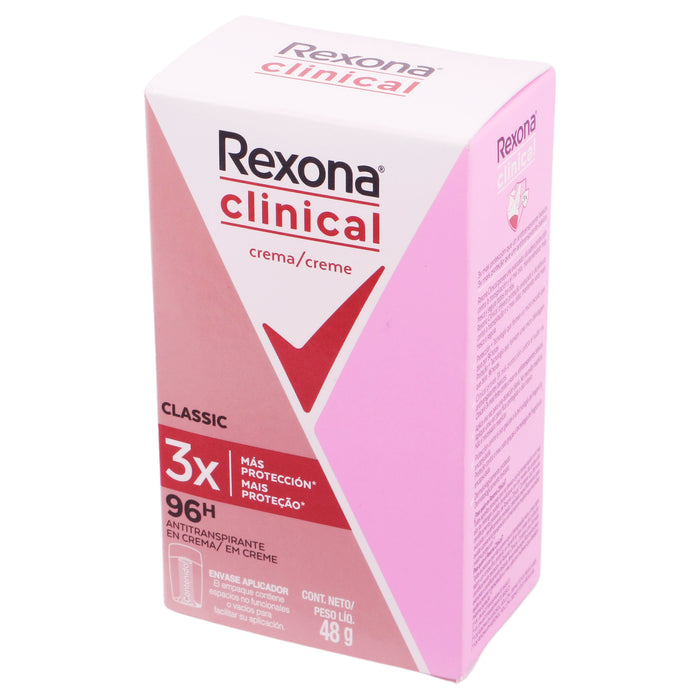 Desodorante Rexona Woman Clinical Crema Stick 48G 079400052926 4