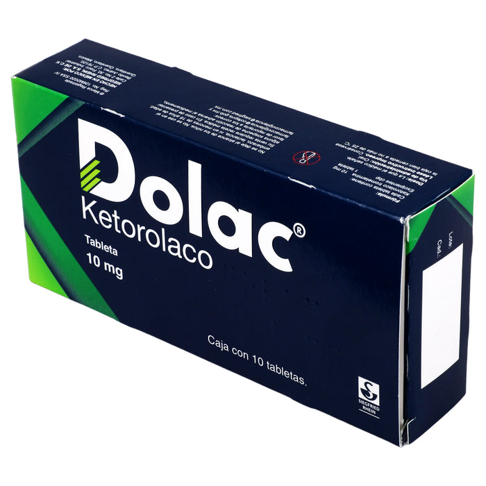 Dolac 10Mg Con 10 Tabletas (Ketorolaco) 3 - 7501300407009