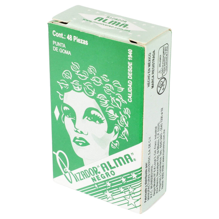 Pasador Alma Negro Con 48 Pzas - WeCare Pharma