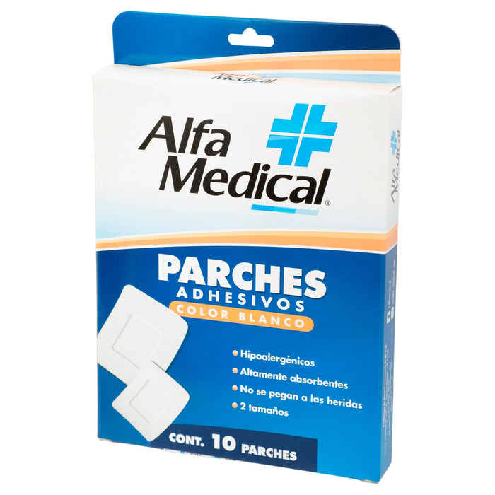 Parches Adhesivos Alfa Medical Con 10 - WeCare Pharma