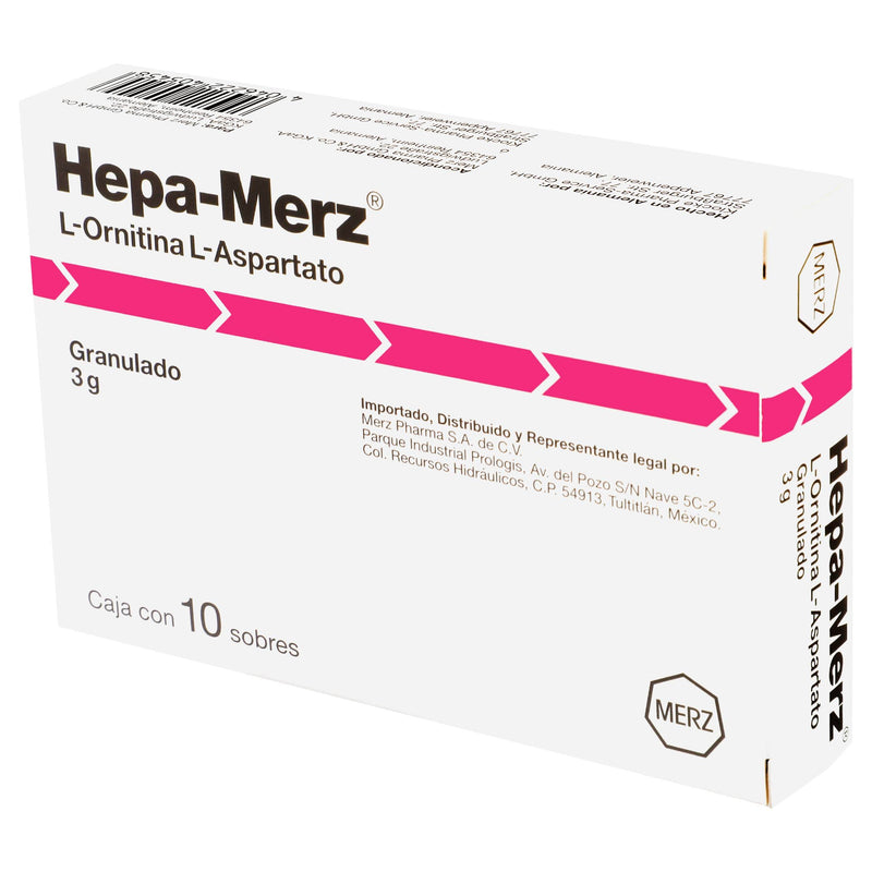 Hepa-Merz Gran 3G Con 10 (L-Ornitina/L-Aspartato) - WeCare Pharma