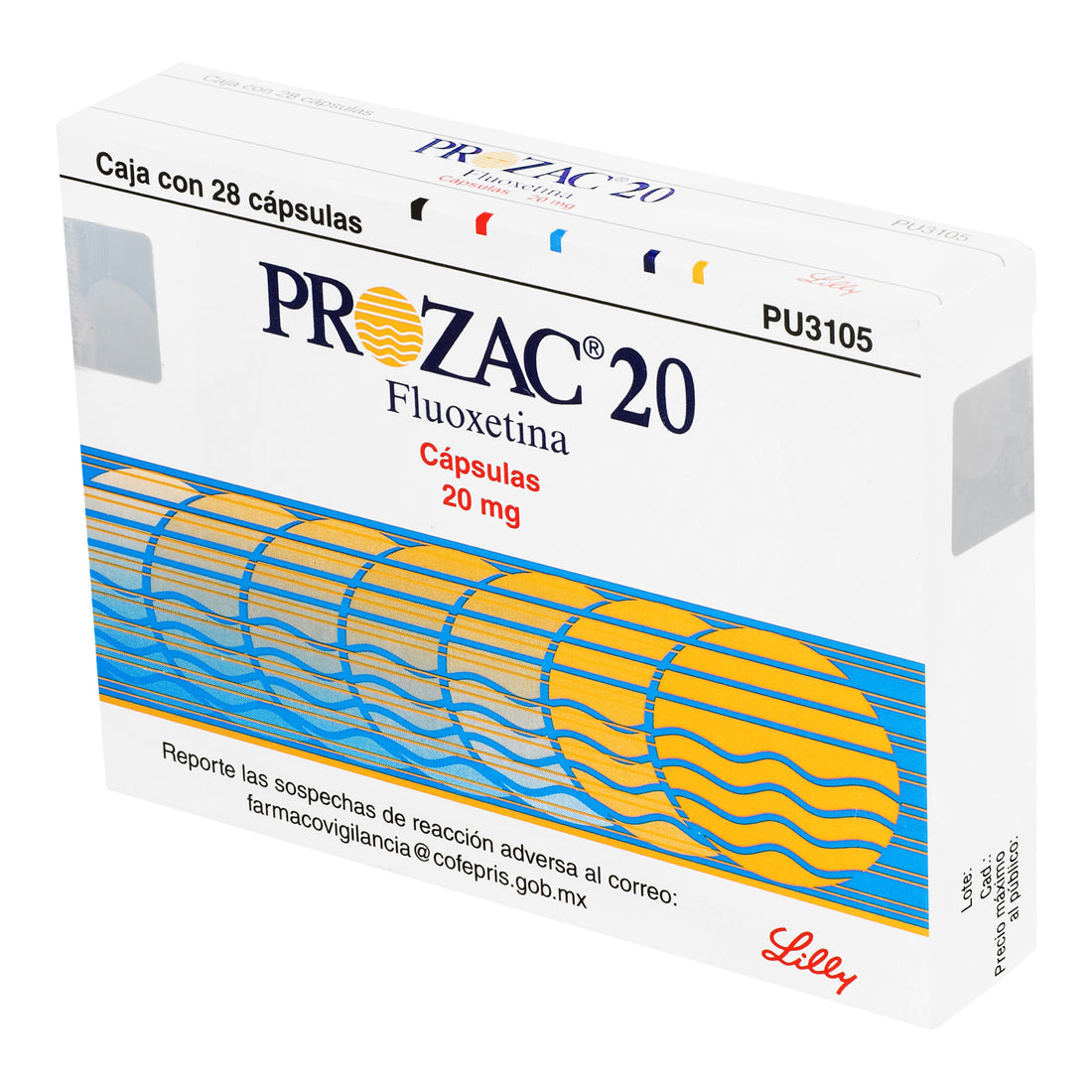 Prozac 20Mg Con 28 Capsulas (Fluoxetina) 3 - 7501082212006