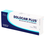 Dolocam Plus 7.5Mg/215Mg Con 20 Capsulas (Meloxicam/Metocarbamol) - WeCare Pharma
