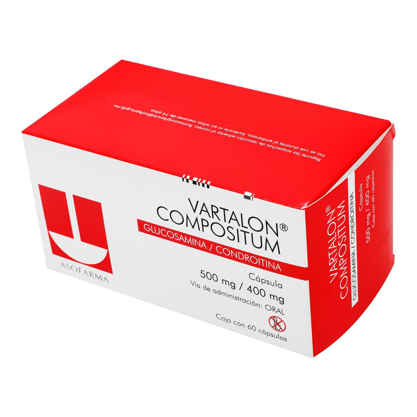 Vartalon Compositum 500/500Mg Con 60 Capsulas (Glucosamina/Condroitina
