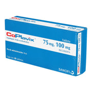 Coplavix 75Mg/100Mg Con 28 Tabletas (Clopidogrel/Acido Acetilsalicilico) - WeCare Pharma