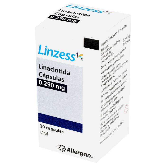 Linzess 0.290Mg Con 30 Capsulas (Linaclotida) 3 - 7501201401427