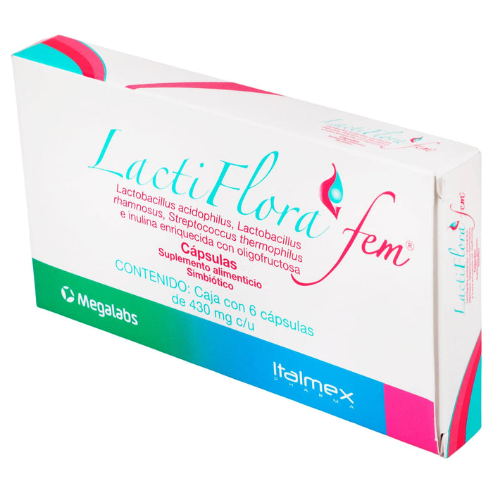 Lactiflora Fem 430Mg Con 6 Capsulas (Lactobacillus) - WeCare Pharma