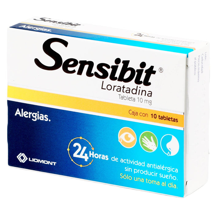 Sensibit 10Mg Con 10 Tabletas (Loratadina) - WeCare Pharma