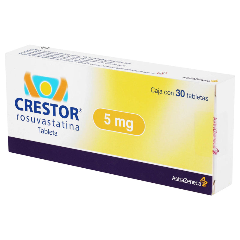 Crestor 5Mg Con 30 Tabletas (Rosuvastatina) - WeCare Pharma
