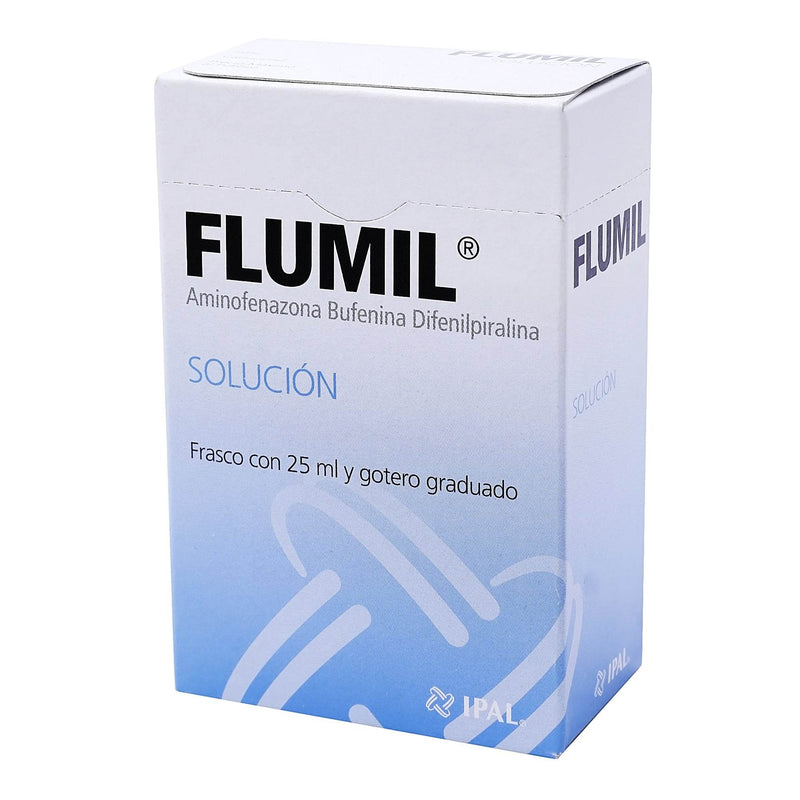 Flumil Gotas 2Mg/75Mg/75Mg 25Ml (Aminofenazona/Bufemina/Difenilpramina) - WeCare Pharma
