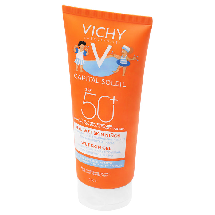 Vichy Capital Soleil Wet Skin Niños Fps50 Gel 200Ml 3 - 3337875695206