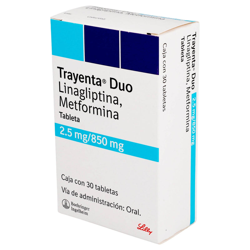 Trayenta Duo 2.5Mg/850Mg Con 30 Tabletas (Linagliptina/Metformina) - WeCare Pharma