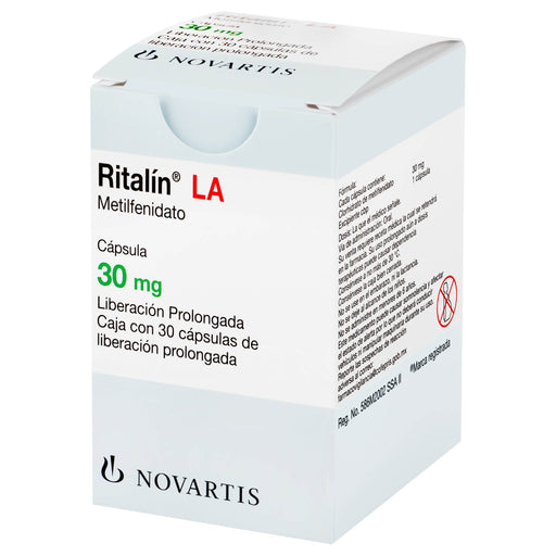 Ritalin La (Metilfenidato) Capsulas 30Mg Con 30 - WeCare Pharma