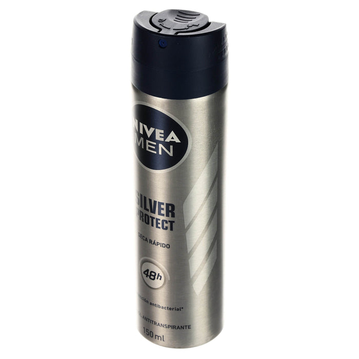 Desodorante Nivea Silver Protec Spray 150Ml - WeCare Pharma
