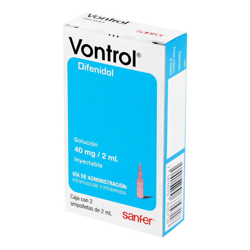Vontrol 40Mg/2Ml Con 2 Ampulas (Difenidol) - WeCare Pharma