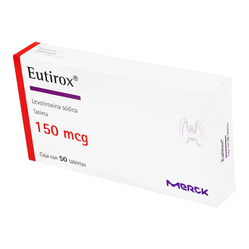Eutirox 150Mcg Con 50 Tabletas (Levotiroxina Sodica) - WeCare Pharma