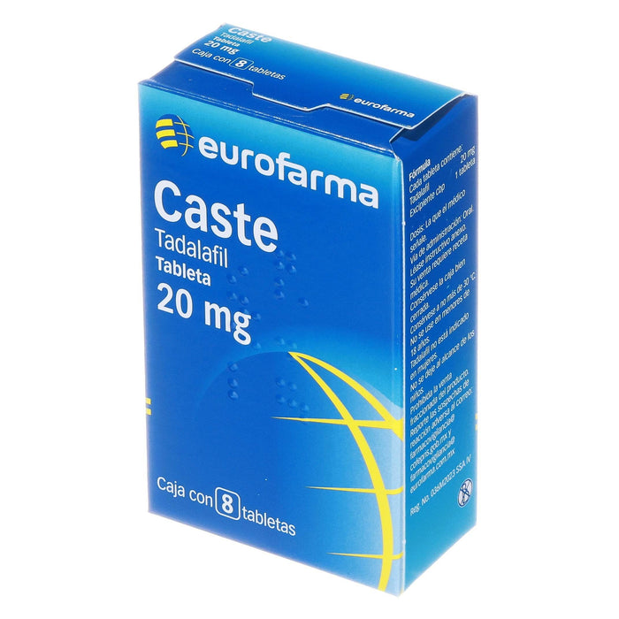 Caste (Tadalafil) Tabletas 20Mg Con 8 - WeCare Pharma