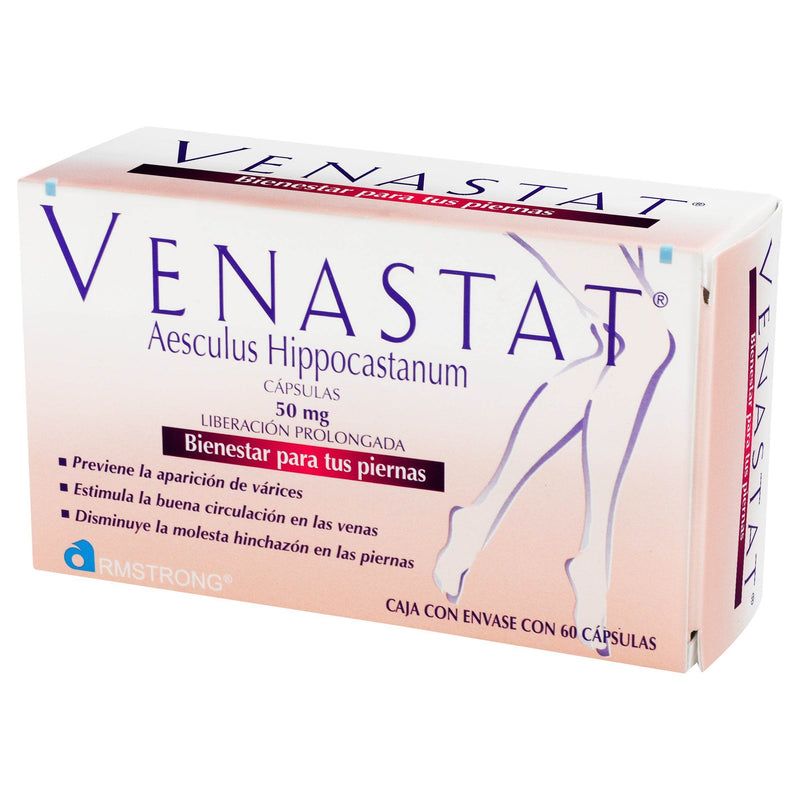 Venastat 50Mg Con 60 Capsulas (Aesculus Hippocastanum) - WeCare Pharma
