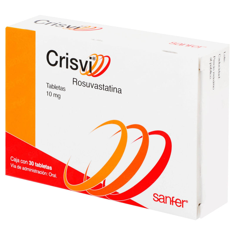 Crisvi 10Mg Con 30 Tabletas (Rosuvastatina) - WeCare Pharma
