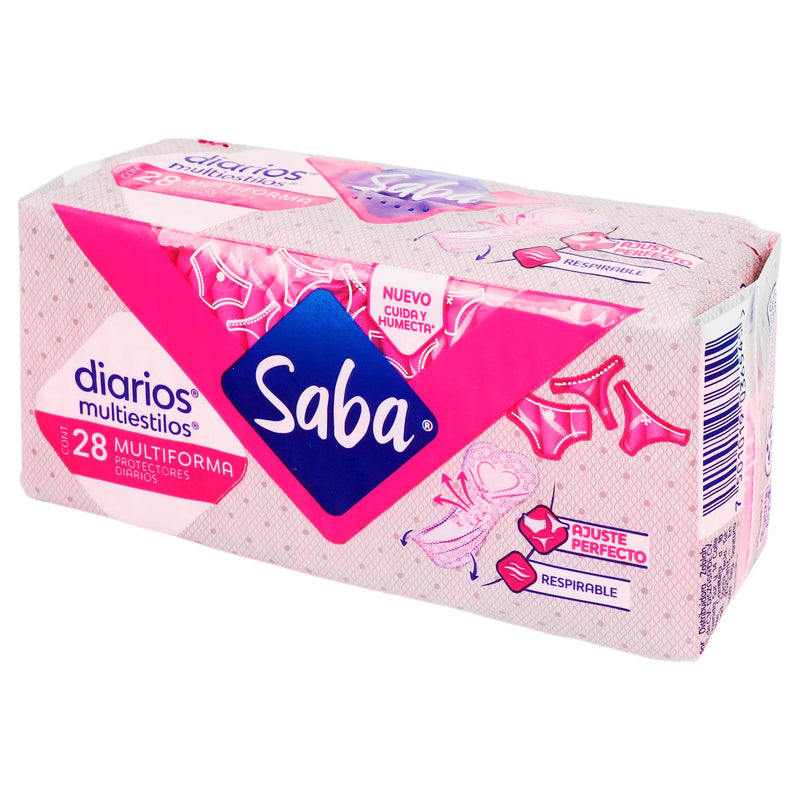 Protectores Diarios Saba Multiforma Con 28 - WeCare Pharma