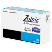 Zolnic Frasco 4Mg/5Ml Con 1 Ampulas (Acido Zoledronico) - WeCare Pharma