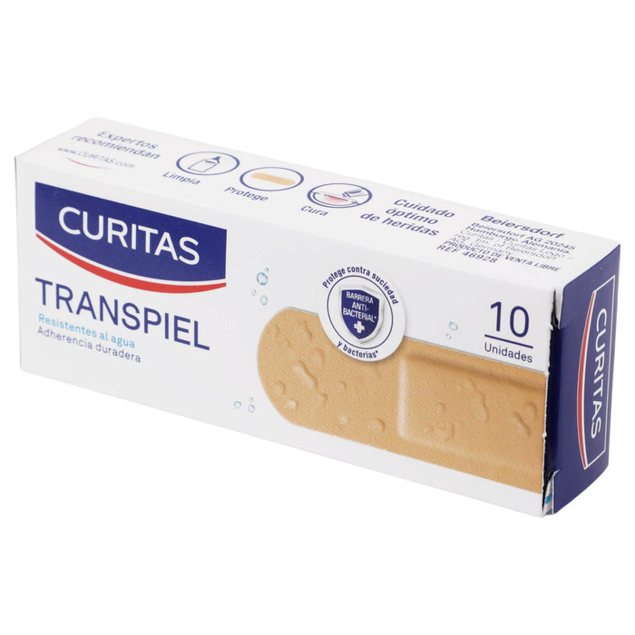 Curitas Adhesivas Transpiel Con 10 - WeCare Pharma