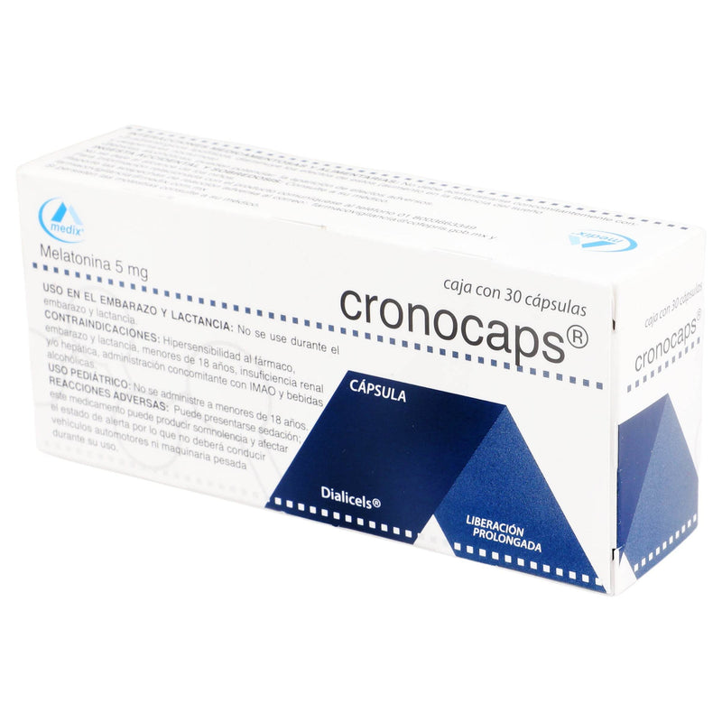 Cronocaps 5Mg Con 30 Capsulas (Melatonina) - WeCare Pharma