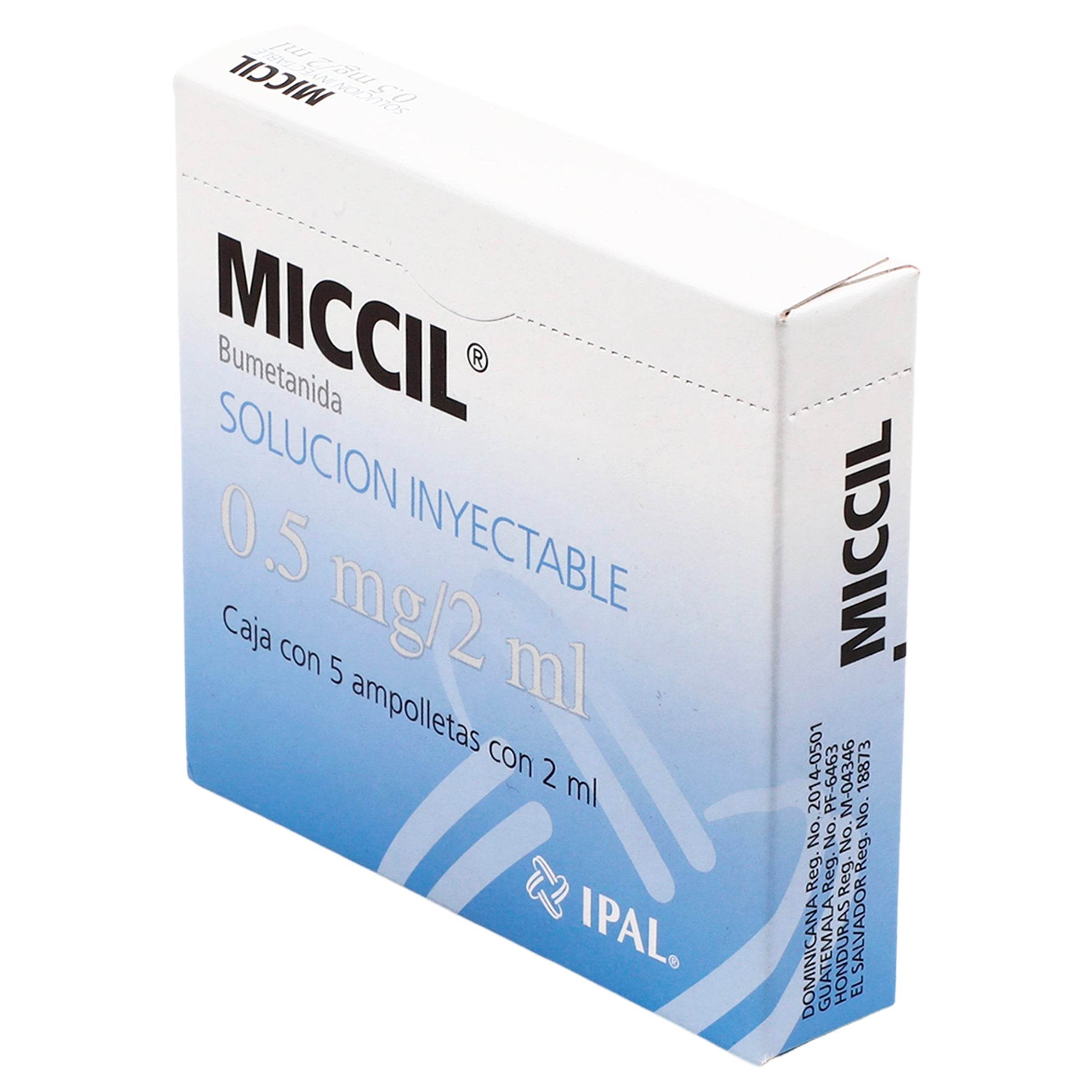Bemcil Miccil 0.5Mg 2Ml Con 5 Ampulas (Bumetanida) — WeCare Pharma