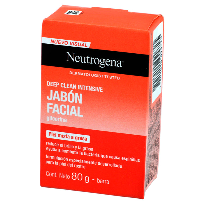 Neutrogena Jabón Deep Clean Intensive Barra 80G 3 - 7891010099725