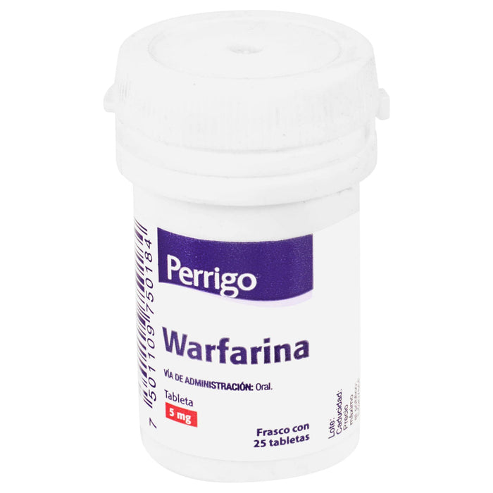Warfarina 5Mg Con 25 Perrigo Tabletas - WeCare Pharma