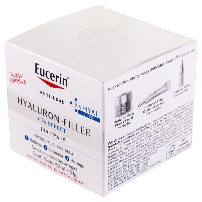 Eucerin Crema Hyaluron Filler Antiedad Dia Fps15+50Ml 4 - 4005800021930