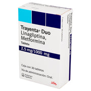 Trayenta Duo 2.5Mg/1000Mg Con 30 Tabletas (Linagliptina/Metformina) - WeCare Pharma