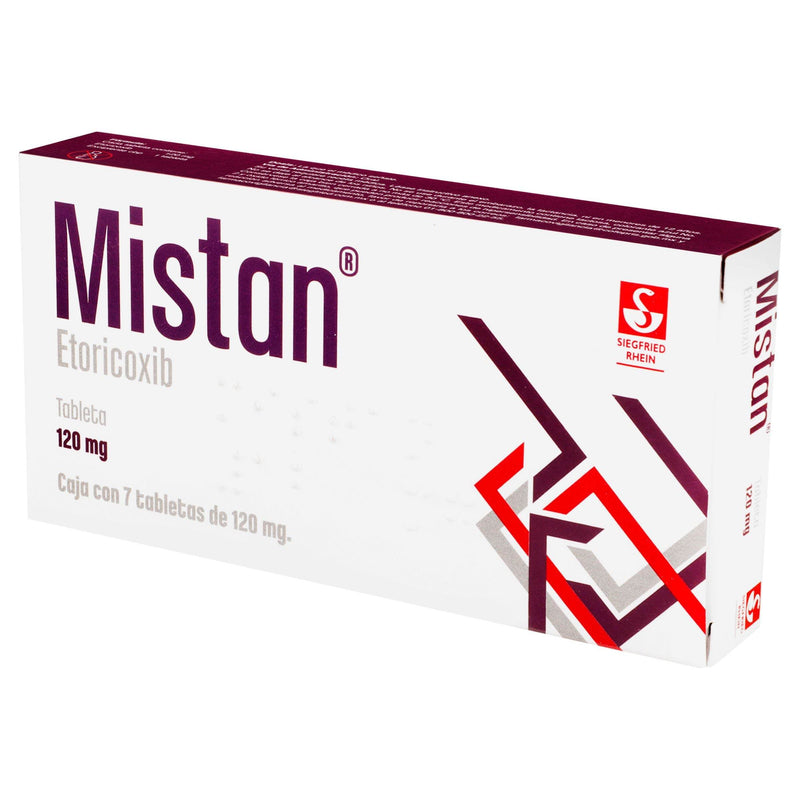 Mistan 120Mg Con 7 Tabletas (Etoricoxib) - WeCare Pharma