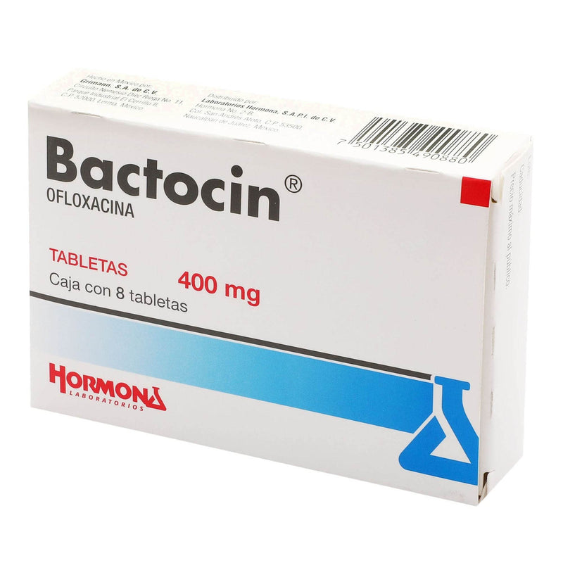 Bactocin 400Mg Con 8 Tabletas (Ofloxacina) - WeCare Pharma