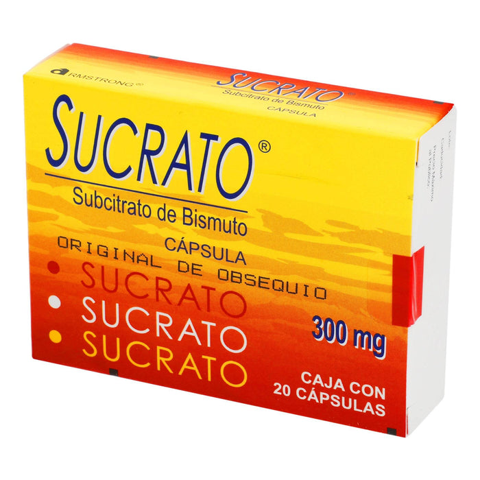 Sucrato (Subcitrato De Bismuto) Capsulas 300Mg Con 20 - WeCare Pharma
