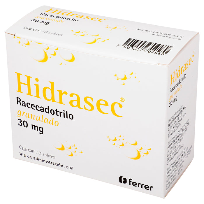 Hidrasec Sobre 30Mg Con 18 (Racecadotrilo) 3 - 7503007704580