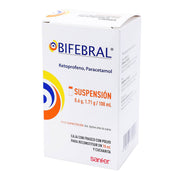 Bifebral Suspensión 0.6G/1.71G/100Ml 70Ml (Ketoprofeno/Paracetamol) - WeCare Pharma