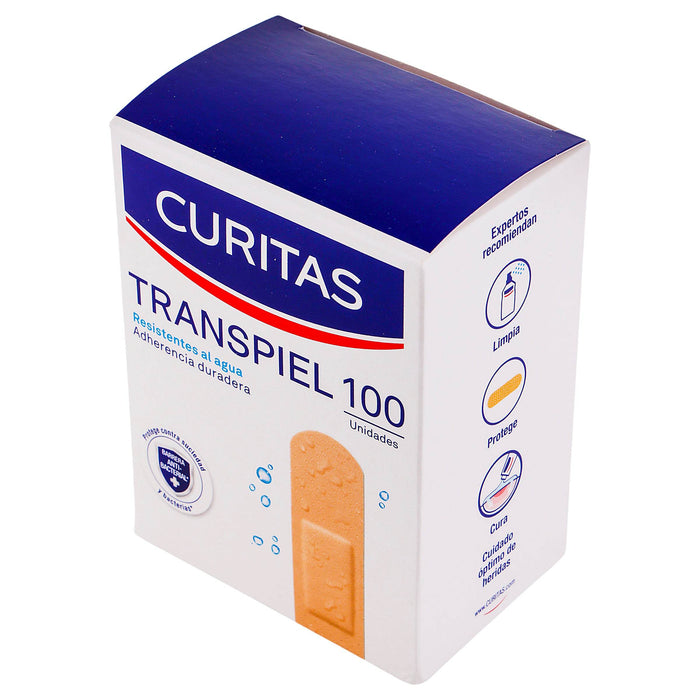 Curitas Adhesivas Transpiel Con 100 - WeCare Pharma