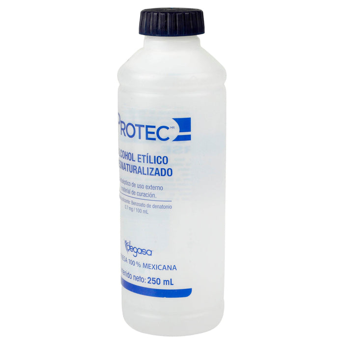 Alcohol Etí­lico Desnaturalizado Protec 250Ml - WeCare Pharma