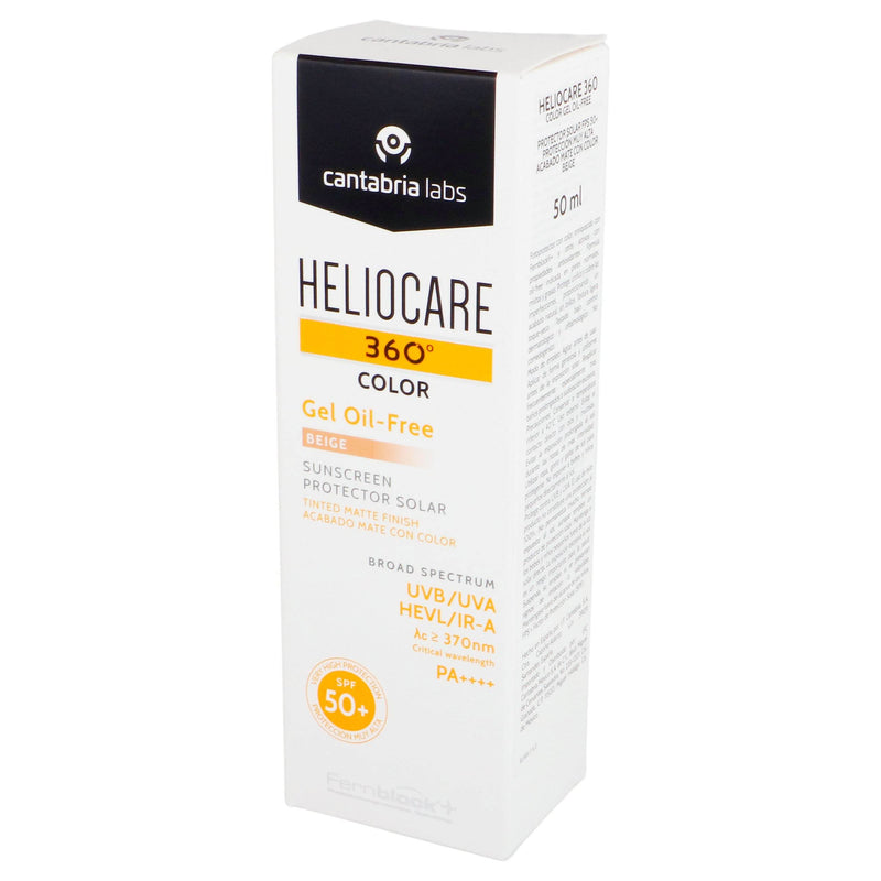Cantabria Heliocare 360 Color Gel Oil Free Beige Fps50 50Ml - WeCare Pharma
