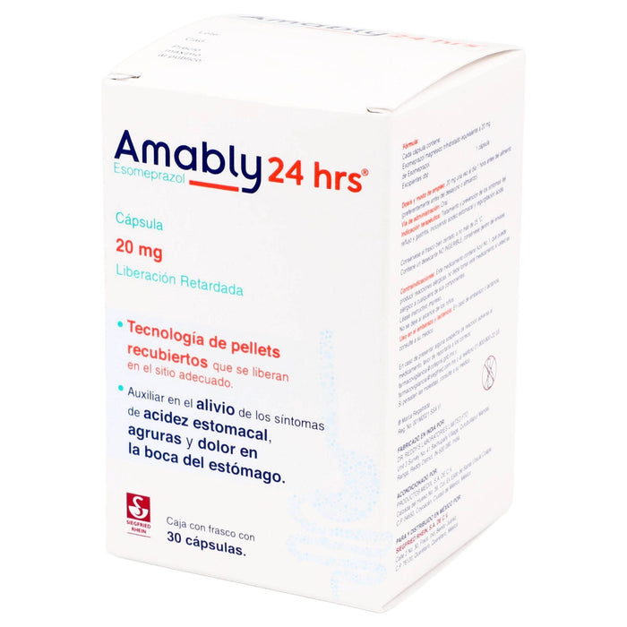 Amably Lp (Esomeprazol) Capsulas 20 Mg Con 30 - WeCare Pharma