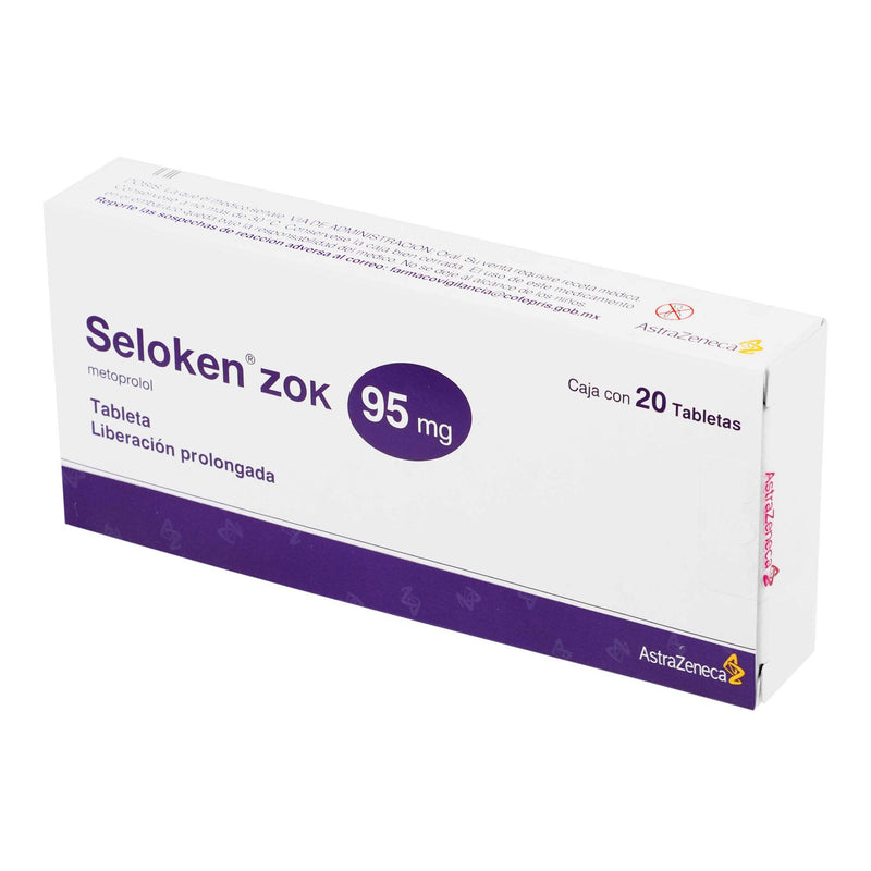 Seloken Zok 95Mg Con 20 Tabletas (Metoprolol) - WeCare Pharma