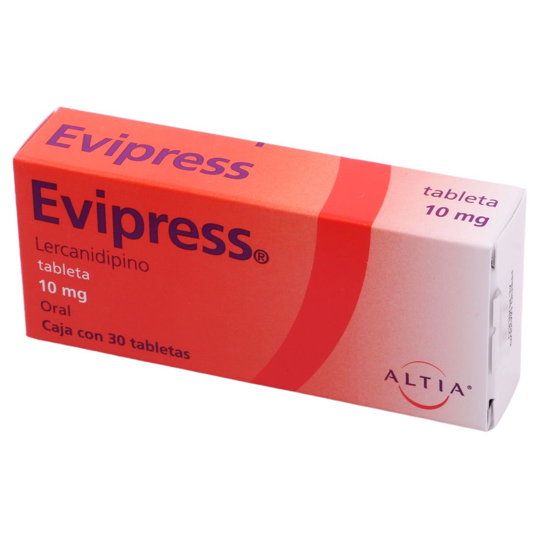 Evipress 10Mg Con 30 Tabletas (Lercanidipino) 4 - 7501314705535