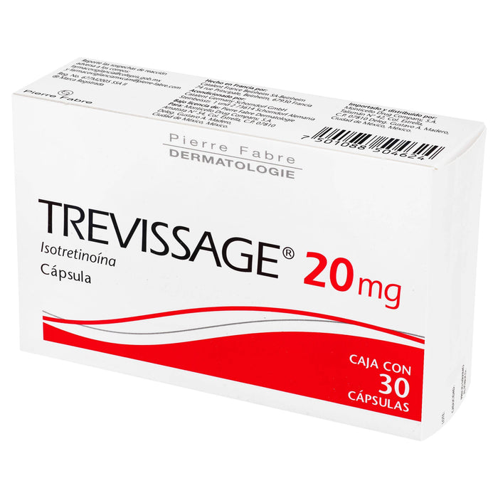 Trevissage (Isotretinoina) Capsulas 20Mg Con 30 - WeCare Pharma