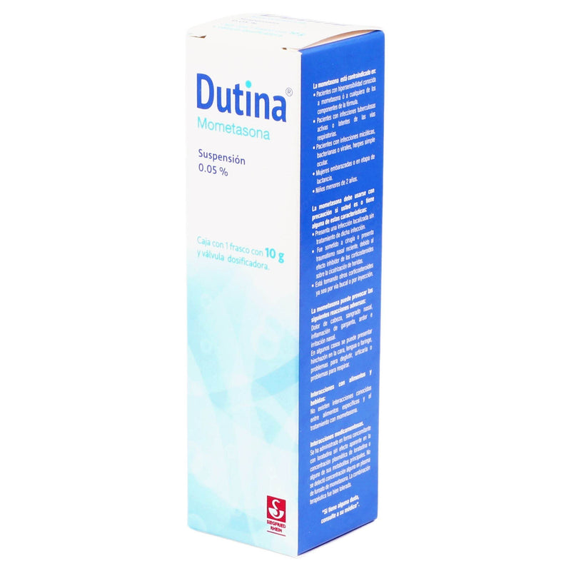 Dutina (Mometasona) Suspensión Ped 0.05% Nasal 10G - WeCare Pharma