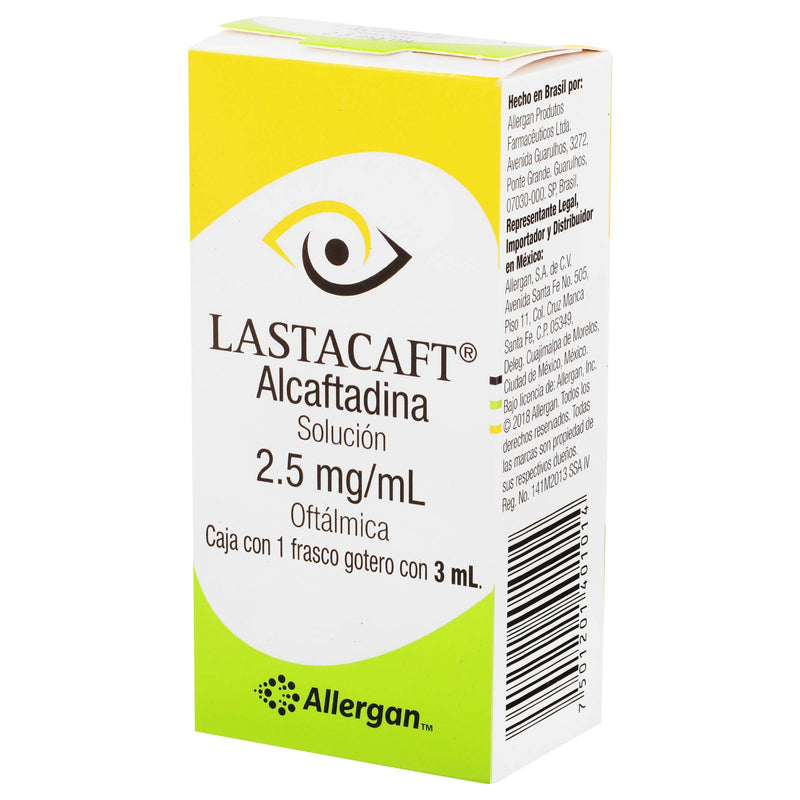 Lastacaft Gotas 2.5Mg/Ml 3Ml (Alcaftadina) - WeCare Pharma