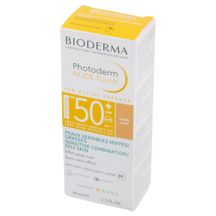 Bioderma Photoderm Nude Touch Tono Claro Fps5040Ml 4 - 3701129803448