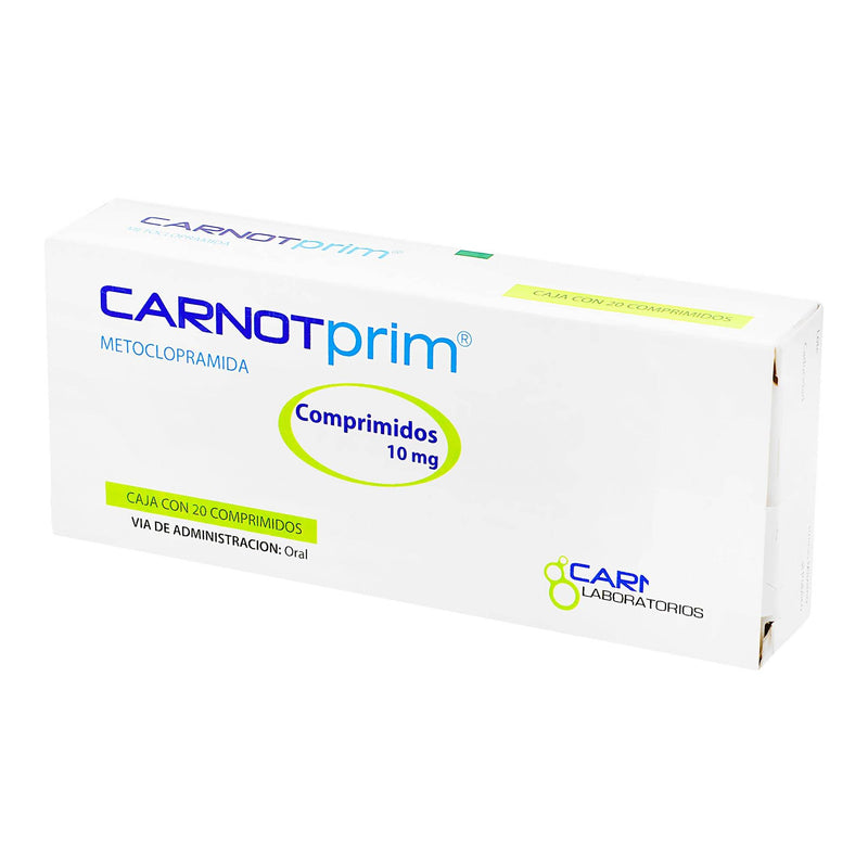 Carnotprim 10Mg Con 20 Comprimidos (Metoclopramida) - WeCare Pharma