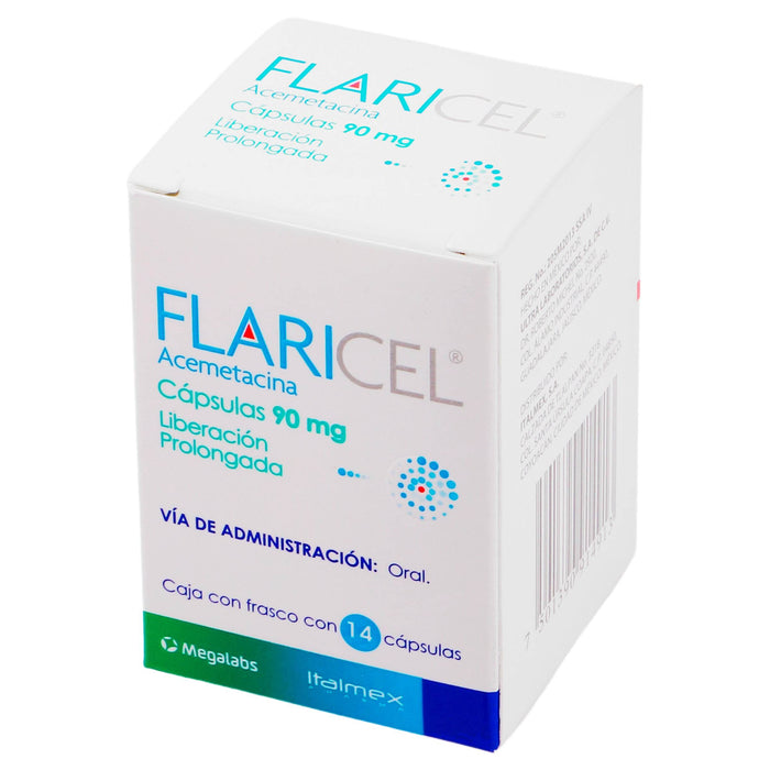Flaricel 90Mg Con 14 Capsulas (Acemetacina) - WeCare Pharma
